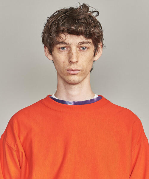 BEAUTY&YOUTH UNITED ARROWS（ビューティーアンドユースユナイテッドアローズ）の「BY 10oz ヘビー ワイド カットソー（Tシャツ/カットソー・メンズ・ライム/オレンジ・S/M/L/XL）」の6枚目の写真