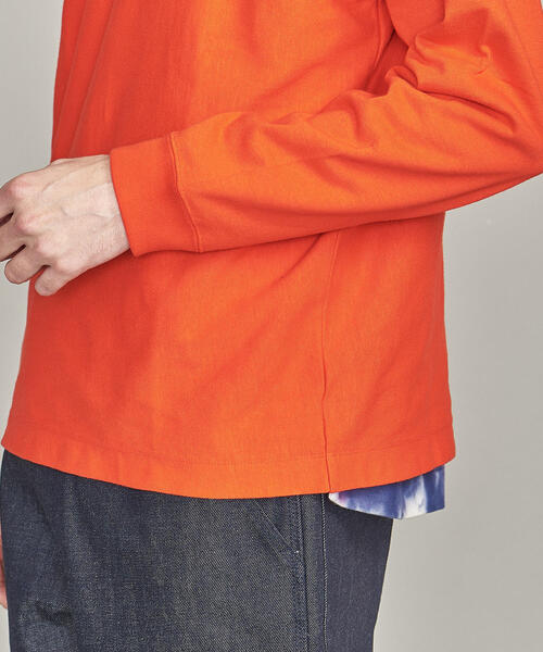 BEAUTY&YOUTH UNITED ARROWS（ビューティーアンドユースユナイテッドアローズ）の「BY 10oz ヘビー ワイド カットソー（Tシャツ/カットソー・メンズ・ライム/オレンジ・S/M/L/XL）」の7枚目の写真