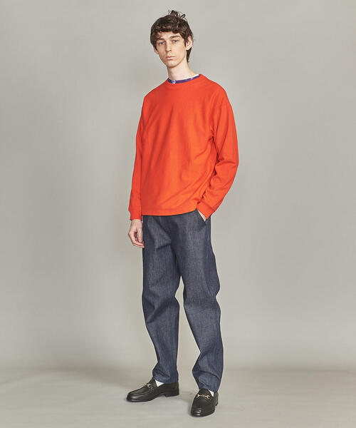 BEAUTY&YOUTH UNITED ARROWS（ビューティーアンドユースユナイテッドアローズ）の「BY 10oz ヘビー ワイド カットソー（Tシャツ/カットソー・メンズ・ライム/オレンジ・S/M/L/XL）」の10枚目の写真