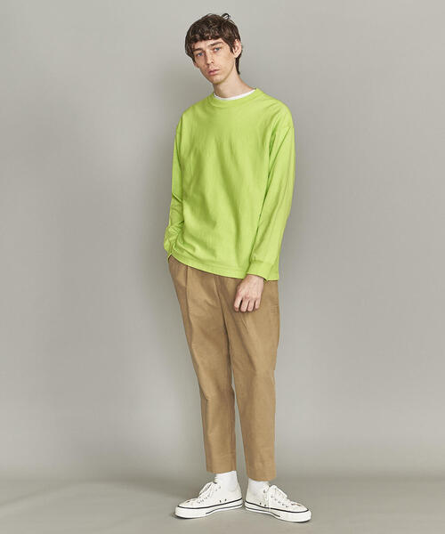 BEAUTY&YOUTH UNITED ARROWS（ビューティーアンドユースユナイテッドアローズ）の「BY 10oz ヘビー ワイド カットソー（Tシャツ/カットソー・メンズ・ライム/オレンジ・S/M/L/XL）」の13枚目の写真