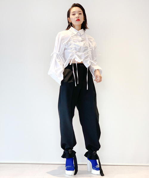 Narcissus（ナルシス）の「ネット限定【STIN#ME】裾ベルト付パンツ（その他パンツ・レディース・ブラック・FREE）」の10枚目の写真