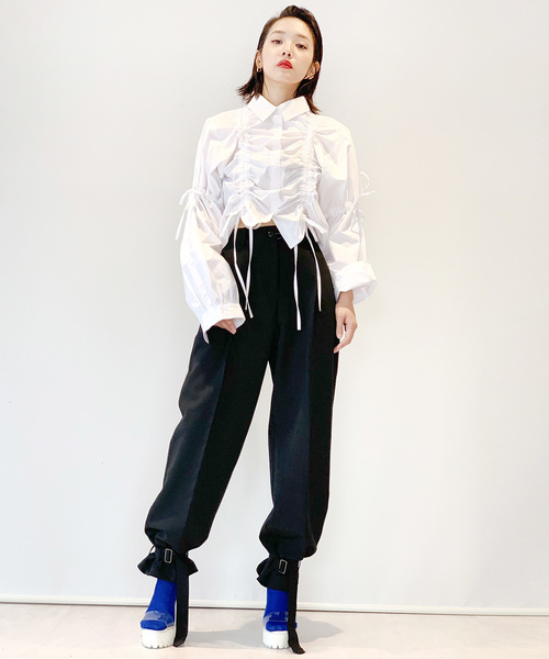 Narcissus（ナルシス）の「ネット限定【STIN#ME】裾ベルト付パンツ（その他パンツ・レディース・ブラック・FREE）」の13枚目の写真
