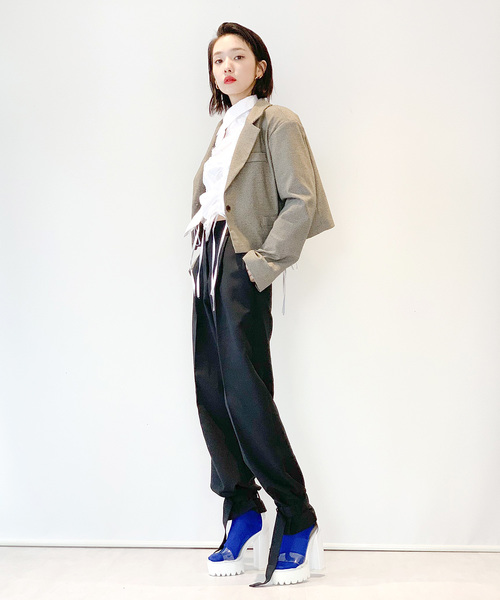 Narcissus（ナルシス）の「ネット限定【STIN#ME】裾ベルト付パンツ（その他パンツ・レディース・ブラック・FREE）」の14枚目の写真