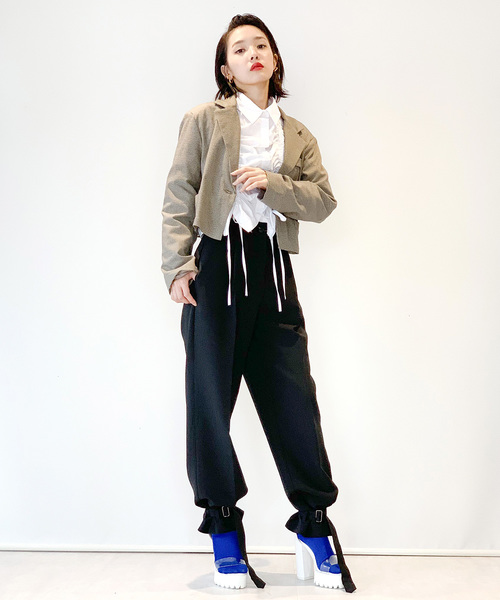 Narcissus（ナルシス）の「ネット限定【STIN#ME】裾ベルト付パンツ（その他パンツ・レディース・ブラック・FREE）」の15枚目の写真