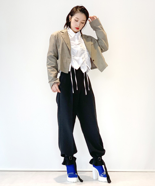 Narcissus（ナルシス）の「ネット限定【STIN#ME】裾ベルト付パンツ（その他パンツ・レディース・ブラック・FREE）」の16枚目の写真