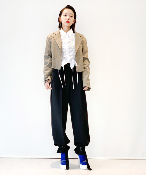 Narcissus（ナルシス）の「ネット限定【STIN#ME】裾ベルト付パンツ（その他パンツ・レディース・ブラック・FREE）」の18枚目の写真