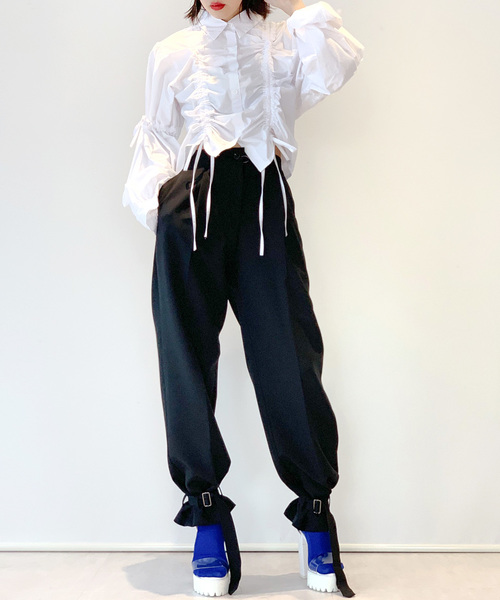Narcissus（ナルシス）の「ネット限定【STIN#ME】裾ベルト付パンツ（その他パンツ・レディース・ブラック・FREE）」の19枚目の写真