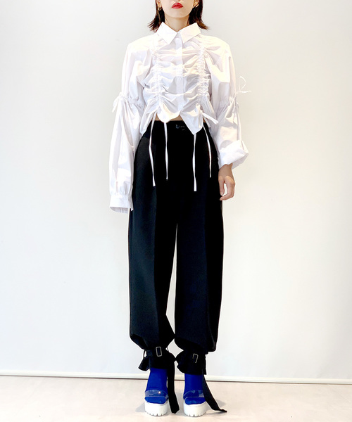 Narcissus（ナルシス）の「ネット限定【STIN#ME】裾ベルト付パンツ（その他パンツ・レディース・ブラック・FREE）」の20枚目の写真