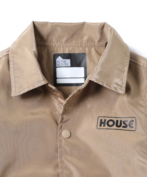 IN THE HOUSE（インザハウス）の「IN THE HOUSE LOGO COACH JACKET ith-0023（その他アウター・キッズ・ブラック/ベージュ/カーキ・110/120/130）」の8枚目の写真