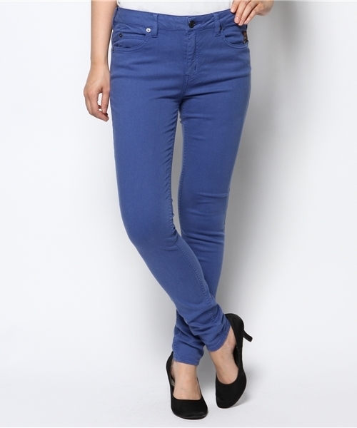 HYSTERIC GLAMOUR（ヒステリックグラマー）の「HYSTERIC BEAR刺繍 スリムPT（その他パンツ・レディース・ホワイト/イエロー/ブルー/ブラック・XX-SMALL/X-SMALL/SMALL/MEDIUM）」の3枚目の写真