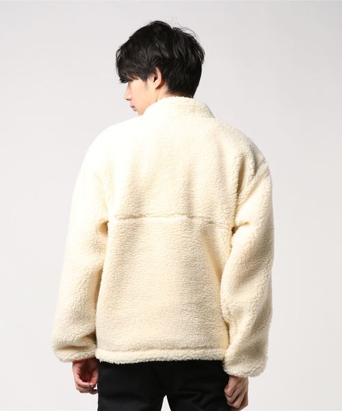 THOUSAND MILE(サウザンドマイル)の「【THOUSAND MILE/サウザンドマイル】WAVE BOA JACKET ボア ハーフジップ プルオーバー ビッグシルエット(その他アウター・メンズ・ホワイト/パープル・M/L)」の21枚目の写真