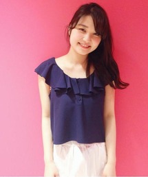 Kastane | 【Kastane】BACKクロスタンク(シャツ/ブラウス)