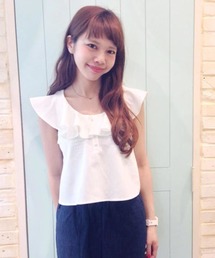 Kastane | 【Kastane】BACKクロスタンク(シャツ/ブラウス)