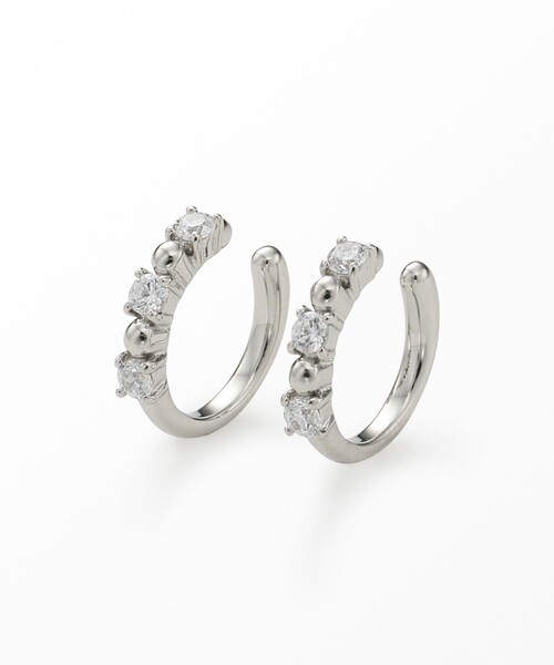 Jouete（ジュエッテ）の「イヤリング ジルコニア（イヤリング・レディース・イエローゴールド/プラチナム・FREE）」の2枚目の写真