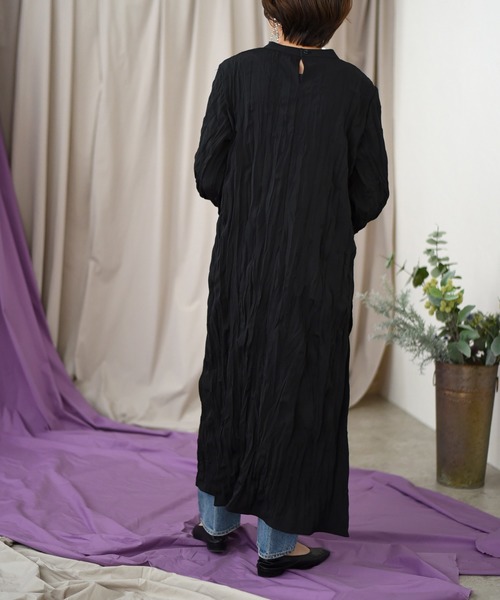 Eimee Law（エイミーロウ）の「【Eimee Law】3WAYビスチェSETスタンドカラーOP（ワンピース・レディース・ブラック/アイボリー/モカ・38）」の16枚目の写真