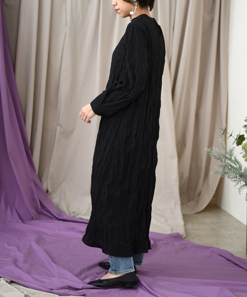 Eimee Law（エイミーロウ）の「【Eimee Law】3WAYビスチェSETスタンドカラーOP（ワンピース・レディース・ブラック/アイボリー/モカ・38）」の17枚目の写真