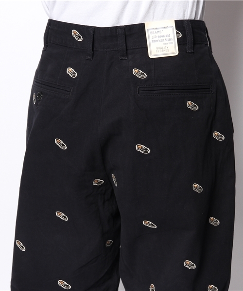 BEAMS PLUS(ビームスプラス)の「◎BEAMS PLUS / エンブロイダリー ワイド チノ(チノパンツ・メンズ・ネイビー・MEDIUM/SMALL/X-LARGE/LARGE)」の12枚目の写真