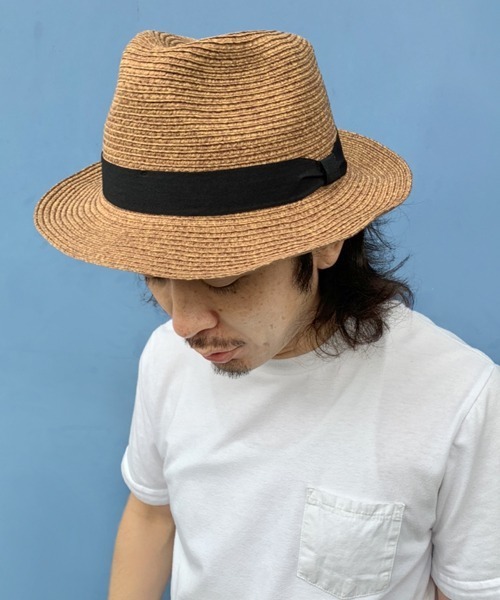 polcadot（ポルカドット）の「【Ruben】BLADE HAT/ブレード 中折れ・手洗いOK（ハット・レディース・ブラウン/ベージュ/グレー・FREE）」の3枚目の写真