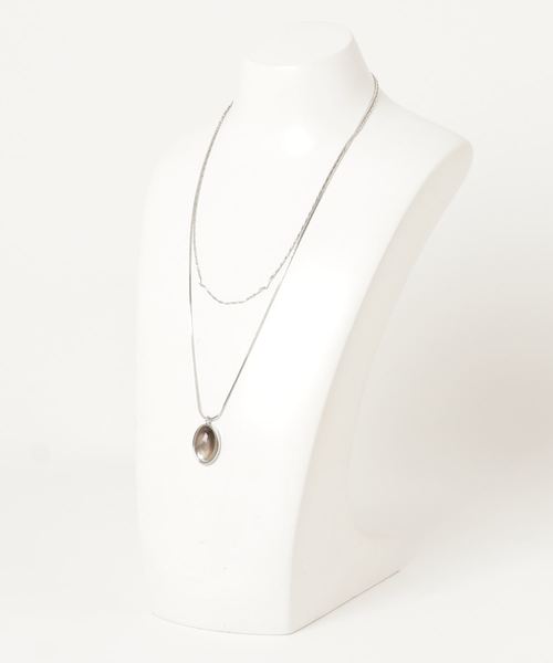 WEGO(ウィゴー)の「WEGO/ストーン2連ネックレス(ネックレス・レディース・ゴールド/シルバー・FREE)」の4枚目の写真