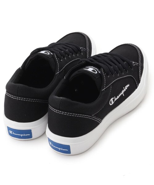Champion（チャンピオン）の「Champion ジャムコートライト キャンバススニーカー（スニーカー・レディース・オフホワイト/ブラック・35/45）」の5枚目の写真