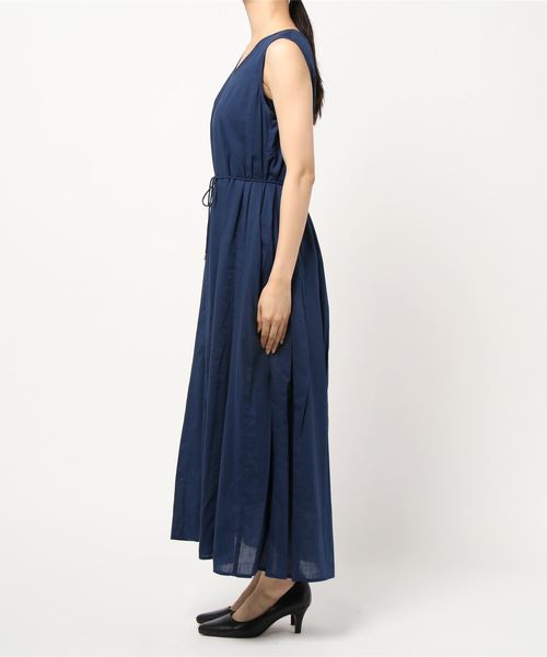 NOMBRE IMPAIR(ノンブルアンペール)の「コットンボイル パネルフレアワンピース(ワンピース・レディース・ネイビー/ライトグリーン・FREE)」の20枚目の写真