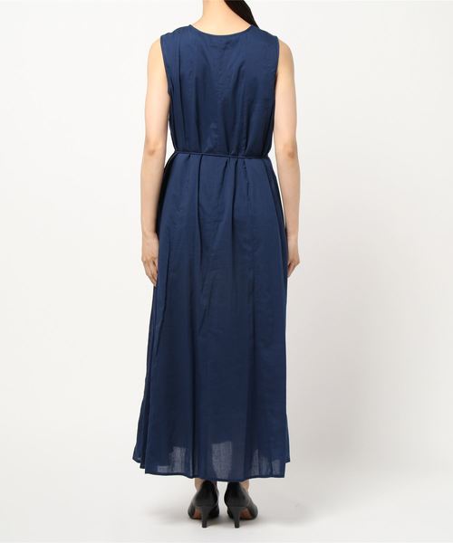 NOMBRE IMPAIR(ノンブルアンペール)の「コットンボイル パネルフレアワンピース(ワンピース・レディース・ネイビー/ライトグリーン・FREE)」の21枚目の写真