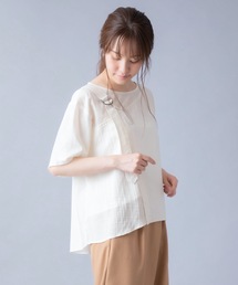 La SRIC | La SRIC/ワンショルダードッキングブラウス(シャツ/ブラウス)