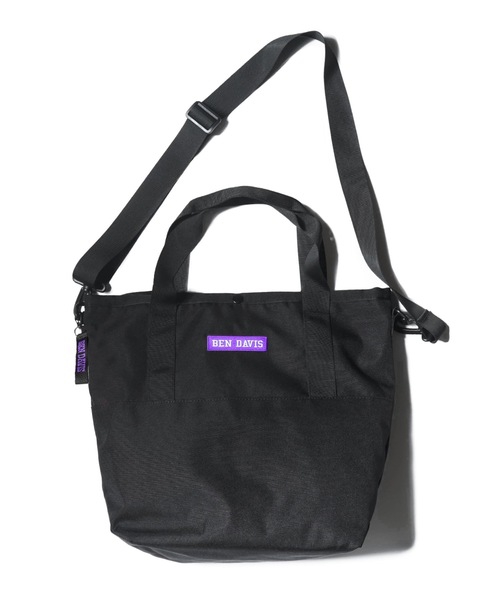 BEN DAVIS(ベンデイビス)の「《BEN DAVIS》TRAVEL TOTE L(トートバッグ・メンズ・ブラック×ブラック/ブラック×レッド/ブラック×パープル・FREE)」の3枚目の写真