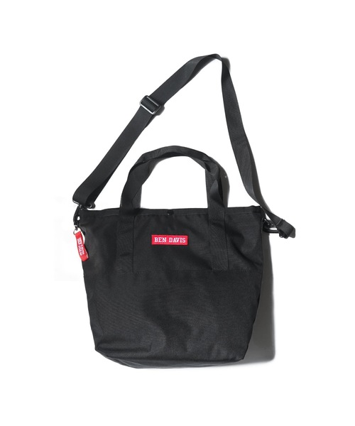 BEN DAVIS(ベンデイビス)の「《BEN DAVIS》TRAVEL TOTE L(トートバッグ・メンズ・ブラック×ブラック/ブラック×レッド/ブラック×パープル・FREE)」の1枚目の写真