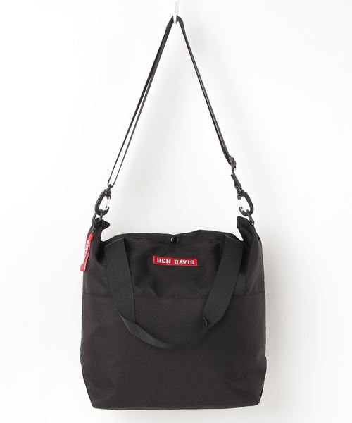BEN DAVIS(ベンデイビス)の「《BEN DAVIS》TRAVEL TOTE L(トートバッグ・メンズ・ブラック×ブラック/ブラック×レッド/ブラック×パープル・FREE)」の11枚目の写真