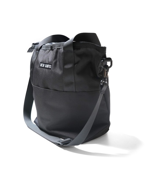 BEN DAVIS(ベンデイビス)の「《BEN DAVIS》TRAVEL TOTE L(トートバッグ・メンズ・ブラック×ブラック/ブラック×レッド/ブラック×パープル・FREE)」の9枚目の写真