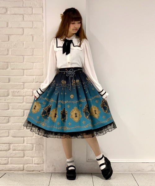 axes femme（アクシーズファム）の「鍵柄スカート（スカート）」 - WEAR