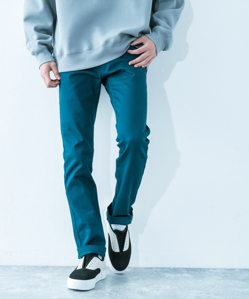 Ressaca(レサーカ)の「ストレッチツイル スリムフィットテーパードパンツ(チノパンツ・メンズ・ブラック/ベージュ/ブラウン/グレー/ネイビー/ブルー/アイボリー/モカ/オリーブ/チャコール/ワイン・S/M/L/XL)」の10枚目の写真