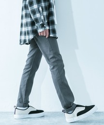 ストレッチツイル スリムフィットテーパードパンツ