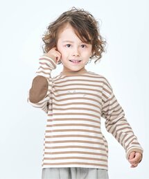 apres les cours | エルボーパッチボーダーTシャツ(Tシャツ/カットソー)