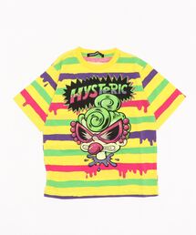 HYSTERIC MINI（ヒステリックミニ）の「DROPPING BORDER半袖Tシャツ（Tシャツ/カットソー・キッズ）」