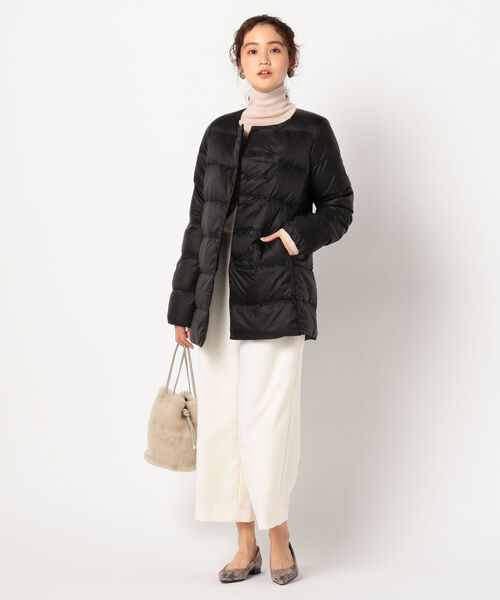 NOLLEY’S(ノーリーズ)の「ピリング防止ウールプルオーバーニット(ニット/セーター・レディース・ブラック/オフホワイト/イエロー/ピンク/ベージュ・38)」の8枚目の写真