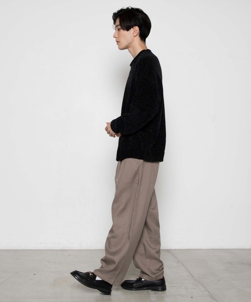 WEGO（ウィゴー）の「WEGO/ポリツイルバルーンワイドパンツ（スラックス・メンズ・ブラック/ベージュ系その他/ブルー系その他・MEDIUM/LARGE）」の19枚目の写真