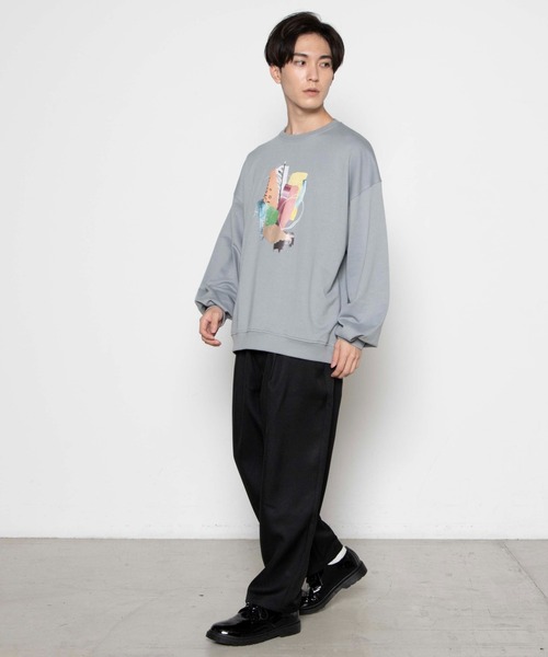 WEGO（ウィゴー）の「WEGO/ポリツイルバルーンワイドパンツ（スラックス・メンズ・ブラック/ベージュ系その他/ブルー系その他・MEDIUM/LARGE）」の17枚目の写真