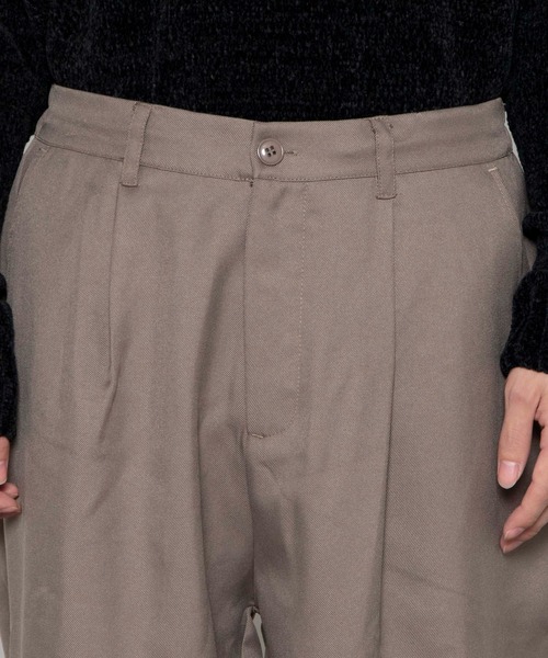 WEGO（ウィゴー）の「WEGO/ポリツイルバルーンワイドパンツ（スラックス・メンズ・ブラック/ベージュ系その他/ブルー系その他・MEDIUM/LARGE）」の6枚目の写真