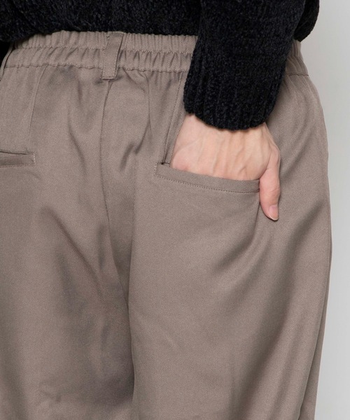 WEGO（ウィゴー）の「WEGO/ポリツイルバルーンワイドパンツ（スラックス・メンズ・ブラック/ベージュ系その他/ブルー系その他・MEDIUM/LARGE）」の5枚目の写真