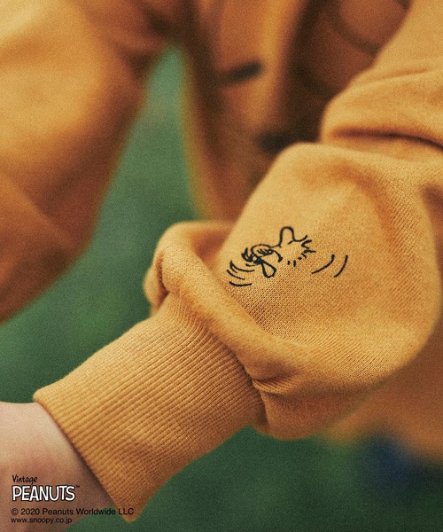 PEANUTS（ピーナッツ）の「【PEANUTS】スヌーピー&チャーリー・ブラウンワンピース（ワンピース・キッズ・ブラック/マスタード・100cm/120cm/130cm/90cm/110cm）」の7枚目の写真