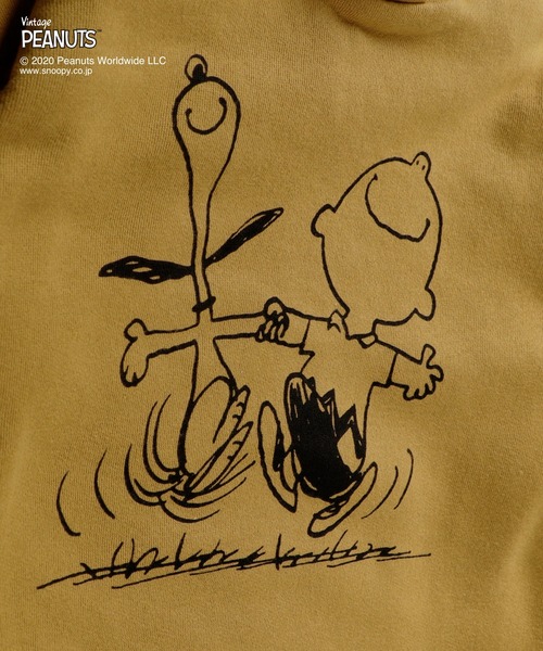 PEANUTS（ピーナッツ）の「【PEANUTS】スヌーピー&チャーリー・ブラウンワンピース（ワンピース・キッズ・ブラック/マスタード・100cm/120cm/130cm/90cm/110cm）」の18枚目の写真