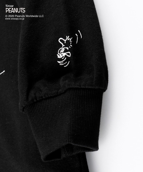 PEANUTS（ピーナッツ）の「【PEANUTS】スヌーピー&チャーリー・ブラウンワンピース（ワンピース・キッズ・ブラック/マスタード・100cm/120cm/130cm/90cm/110cm）」の19枚目の写真