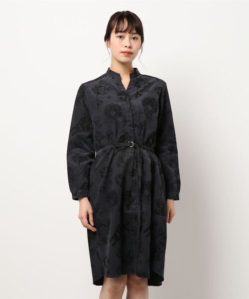 スカラーちゃん キャラ総柄コーデュロイシャツワンピース シャツワンピース Scolar スカラー のファッション