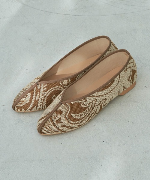 ROPE' PICNIC（ロペピクニック）の「センターパイピングチャイナシューズ（その他シューズ・レディース・ダークブラウン/ベージュ・24.5cm/24.0cm/23.5cm/23.0cm）」の3枚目の写真