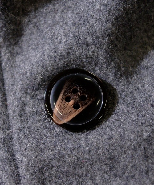 JOHN'S CLOSET(ジョンズクローゼット)の「【i】メルトンチェスターコート(チェスターコート・メンズ・ブラック/グレー/ベージュ/ネイビー・X-LARGE/MEDIUM/LARGE/SMALL)」の17枚目の写真