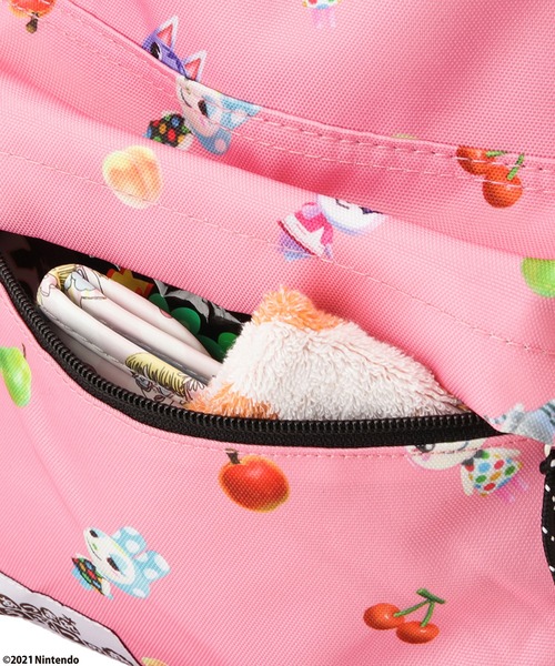 Mac-House(マックハウス)の「あつまれどうぶつの森 スタートライフジュニアデイパック(バックパック/リュック・キッズ・グリーン/ピンク/パープル・フリー)」の10枚目の写真