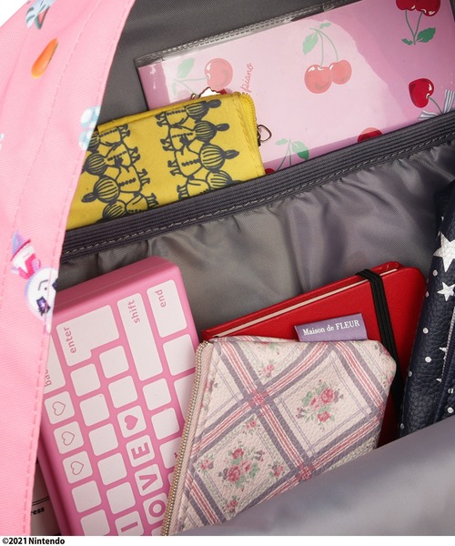 Mac-House(マックハウス)の「あつまれどうぶつの森 スタートライフジュニアデイパック(バックパック/リュック・キッズ・グリーン/ピンク/パープル・フリー)」の7枚目の写真