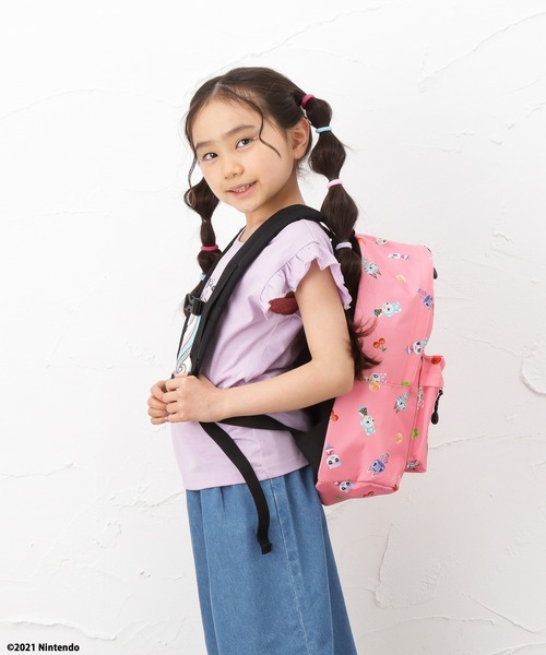 Mac-House(マックハウス)の「あつまれどうぶつの森 スタートライフジュニアデイパック(バックパック/リュック・キッズ・グリーン/ピンク/パープル・フリー)」の17枚目の写真